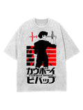 COWBOY BEPOP SPIKE VINTAGE OVERSIZE TEE