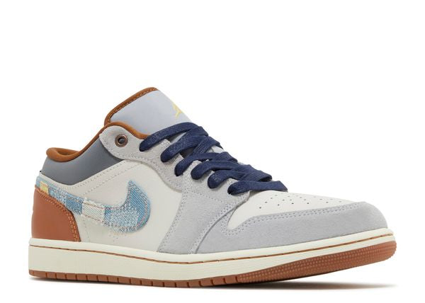 Jordan 1 Low SE 'Repaired Denim Swoosh' FZ5042 041