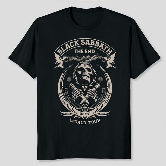 Black Sabbath Official The End Tour T Shirt (Black) - X-Large T-Shirt
