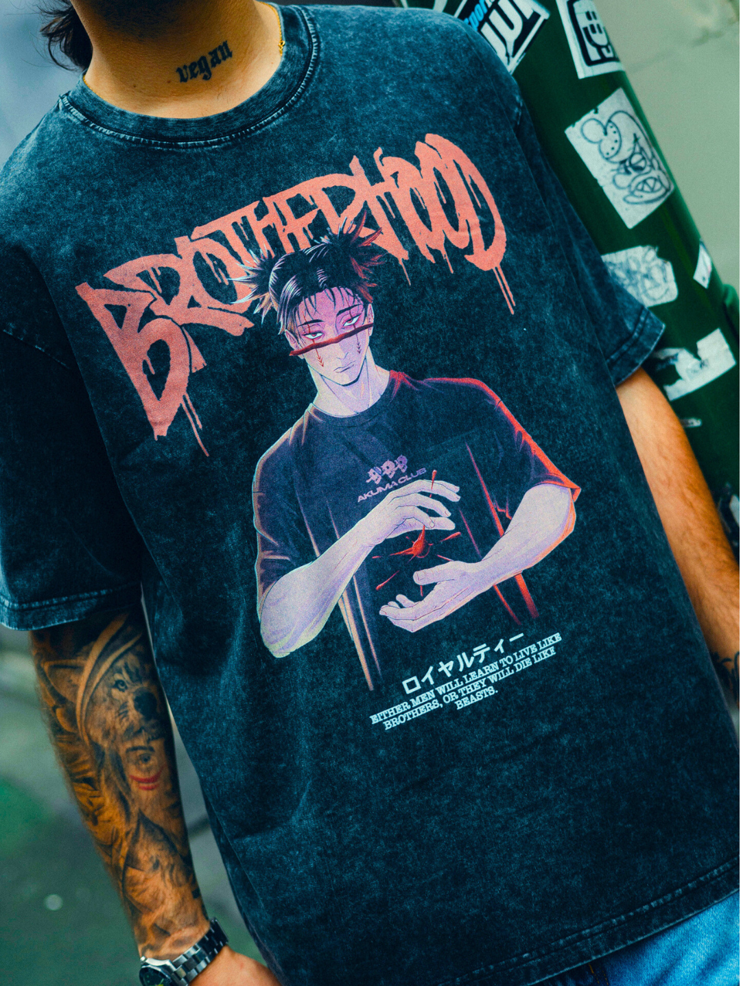 CHOSO QUOTES VINTAGE OVERSIZE TEE