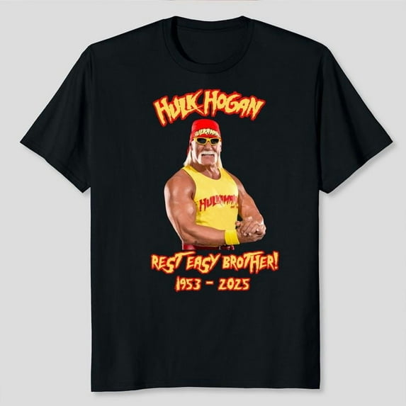 Unisex RIP Hulk Hogan 1953-2025, Hulkamania Lives Forever