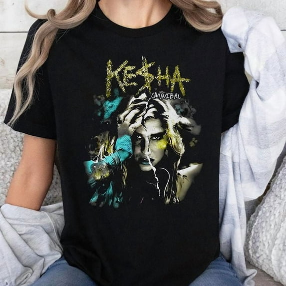 Vintage Kesha 2025 Concert Merch T-Shirt