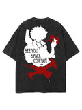 2-SIDED COWBOY BEPOP VINTAGE OVERSIZE TEE