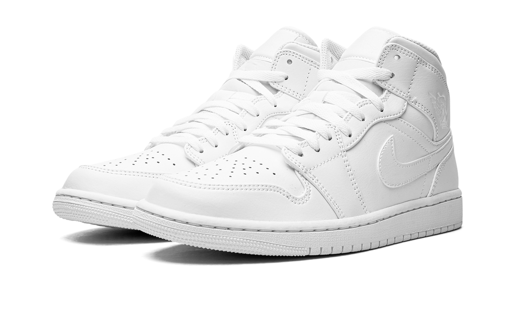 Air Jordan 1 Mid "Triple White"