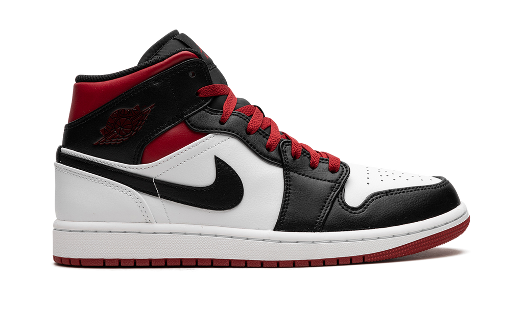 Air Jordan 1 Mid "Gym Red Black Toe"