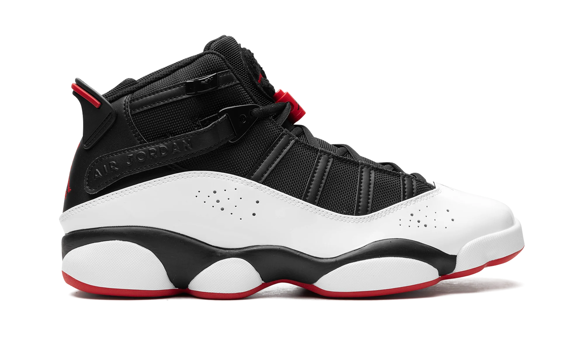 Air Jordan 6 Rings "Wht/Blk/Red" 322992 067
