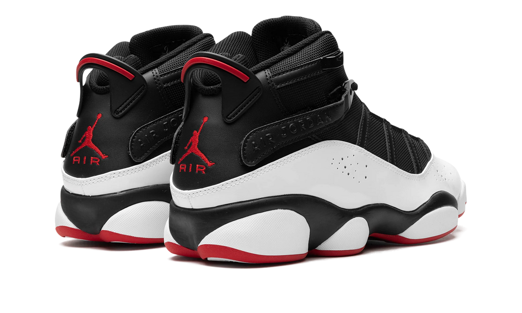 Air Jordan 6 Rings "Wht/Blk/Red" 322992 067