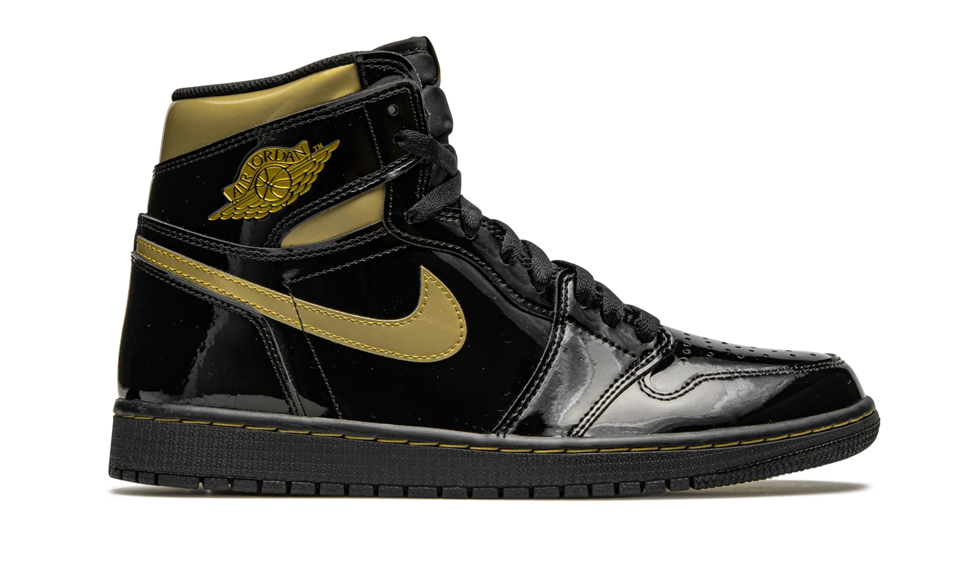 Air Jordan 1 Retro High OG "Black Metallic Gold" 555088 032
